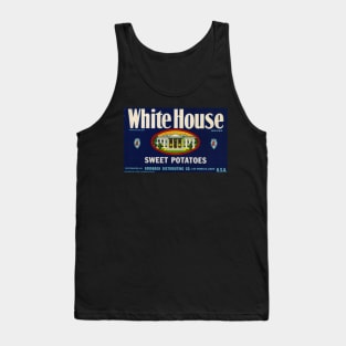 1960s White House Sweet Potatoes Crate Label Tank Top